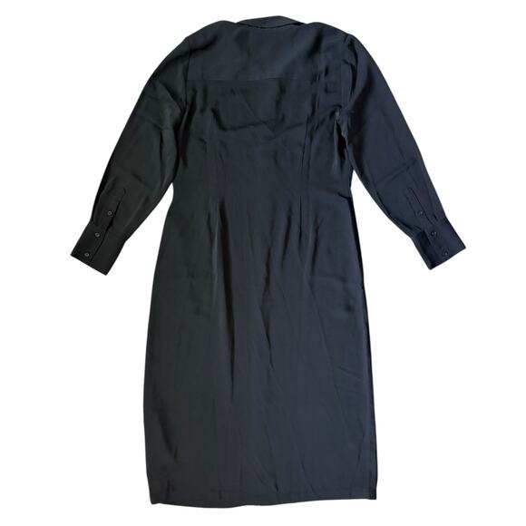 NWT Madewell Black Midi Dress - Picture 8 of 15